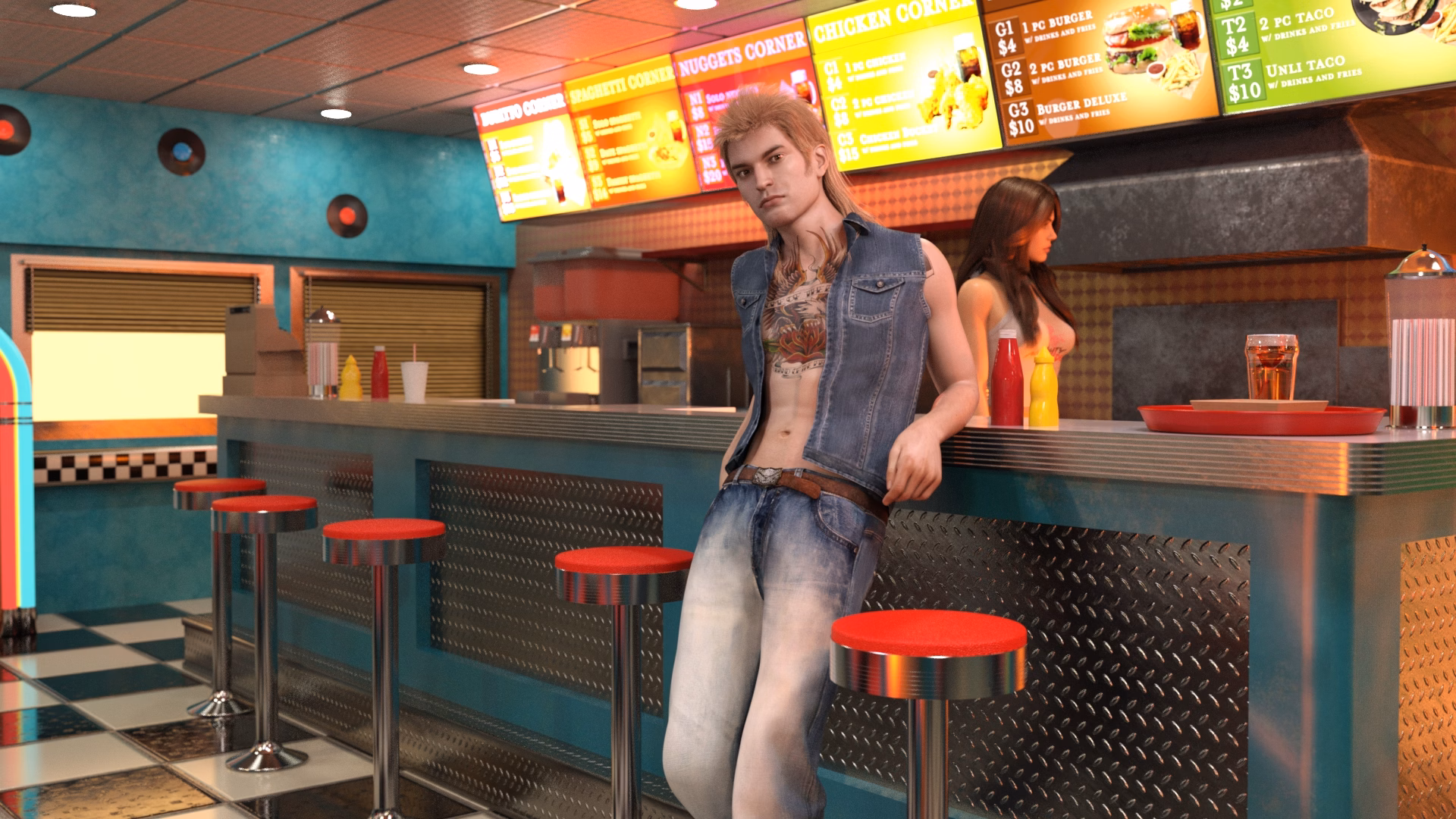 VN Ren'Py Abandoned Highway to Hell [v0.5.0] [Mad King Games]