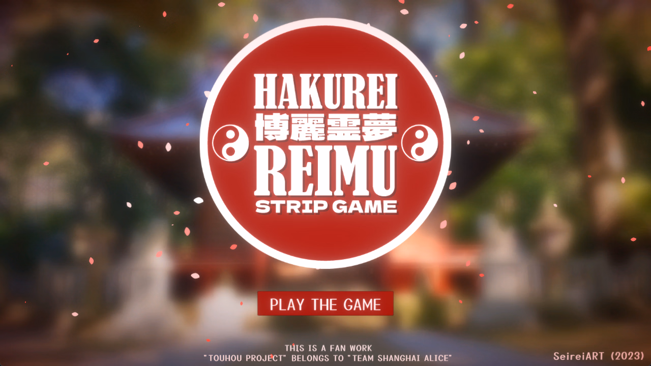Unity Completed Hakurei Reimu Strip Game [v1.1] [SeireiART]