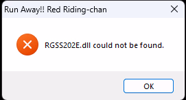 RPGM Completed Run Away!! Red Riding-chan [Final] [guruten]