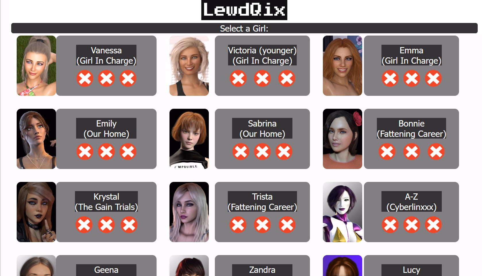 HTML Completed LewdQix [v0.33] [GrimaGrima]