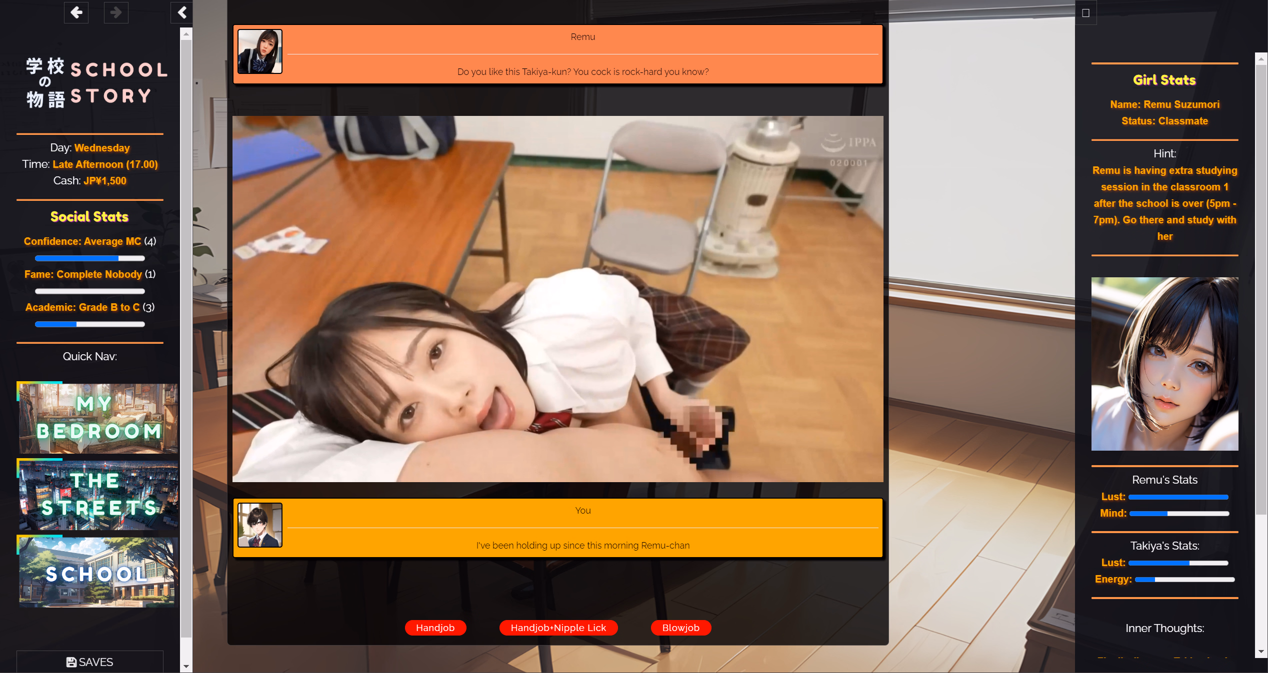 HTML Gakko No Monogatari - School Story [v0.36] [CorpoLife_dev]