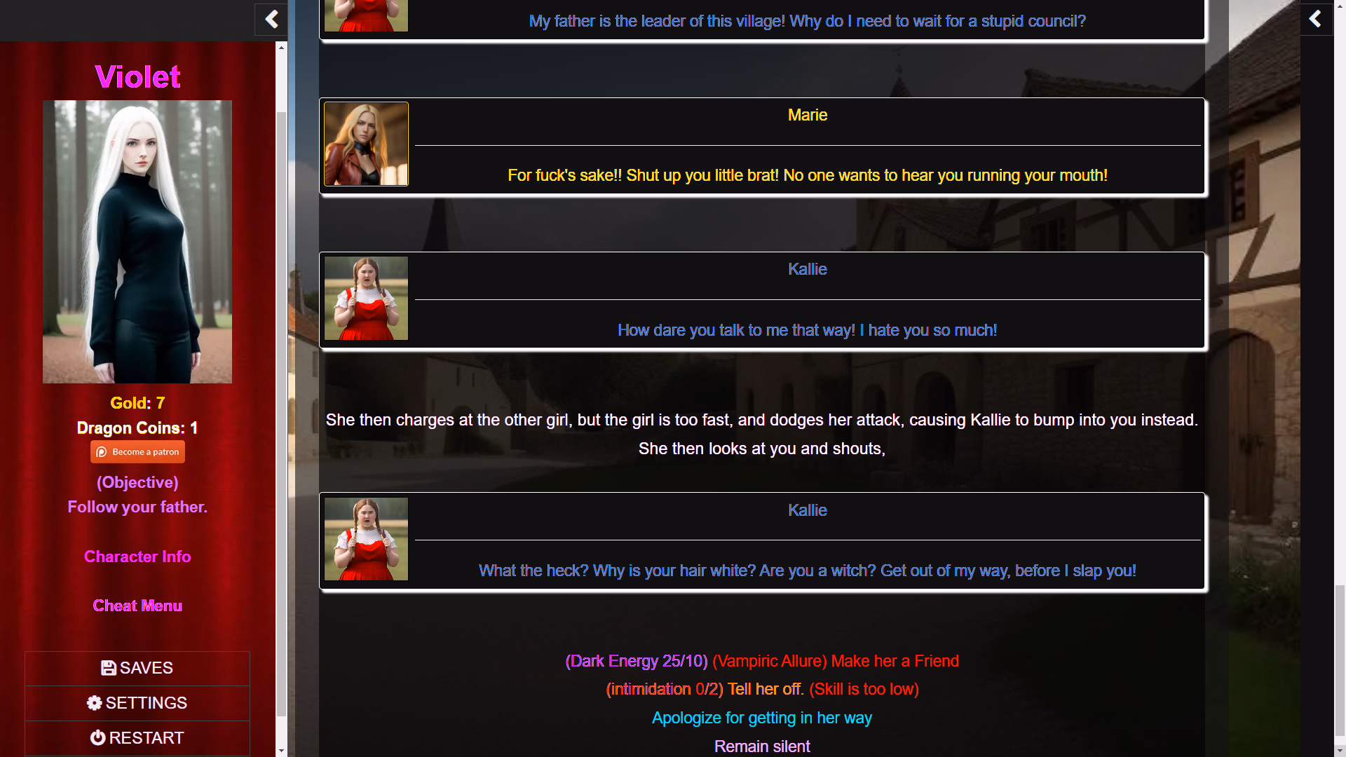 HTML Abandoned Revamped Bloodline [v0.3.2.2 Public] [Violet Kitten]