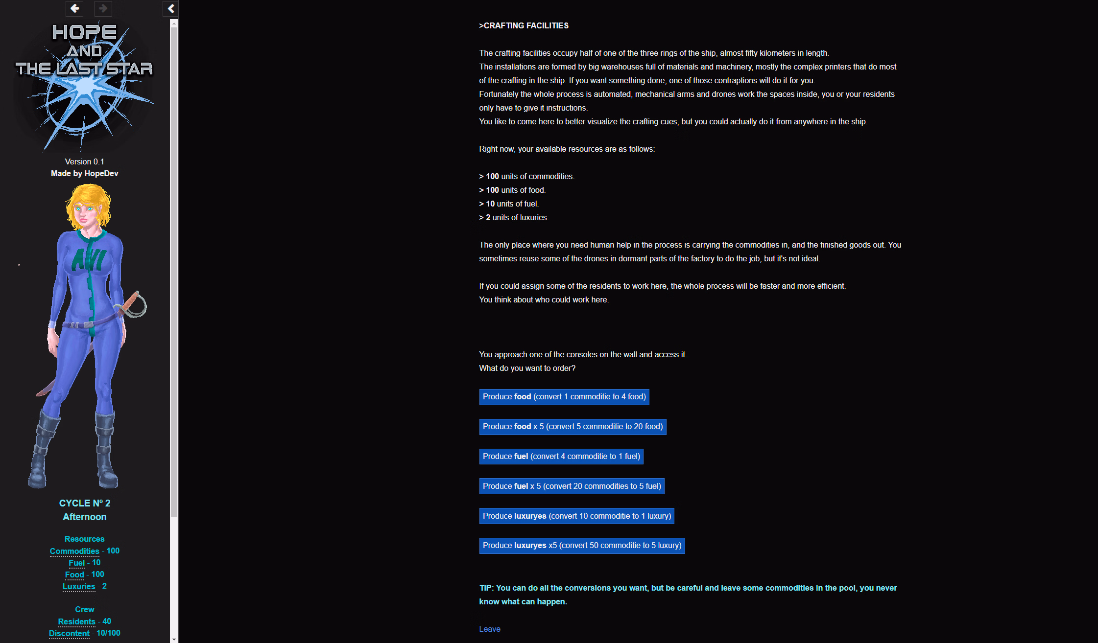 HTML Abandoned Hope and the Last Star [v0.3] [HopeDev]