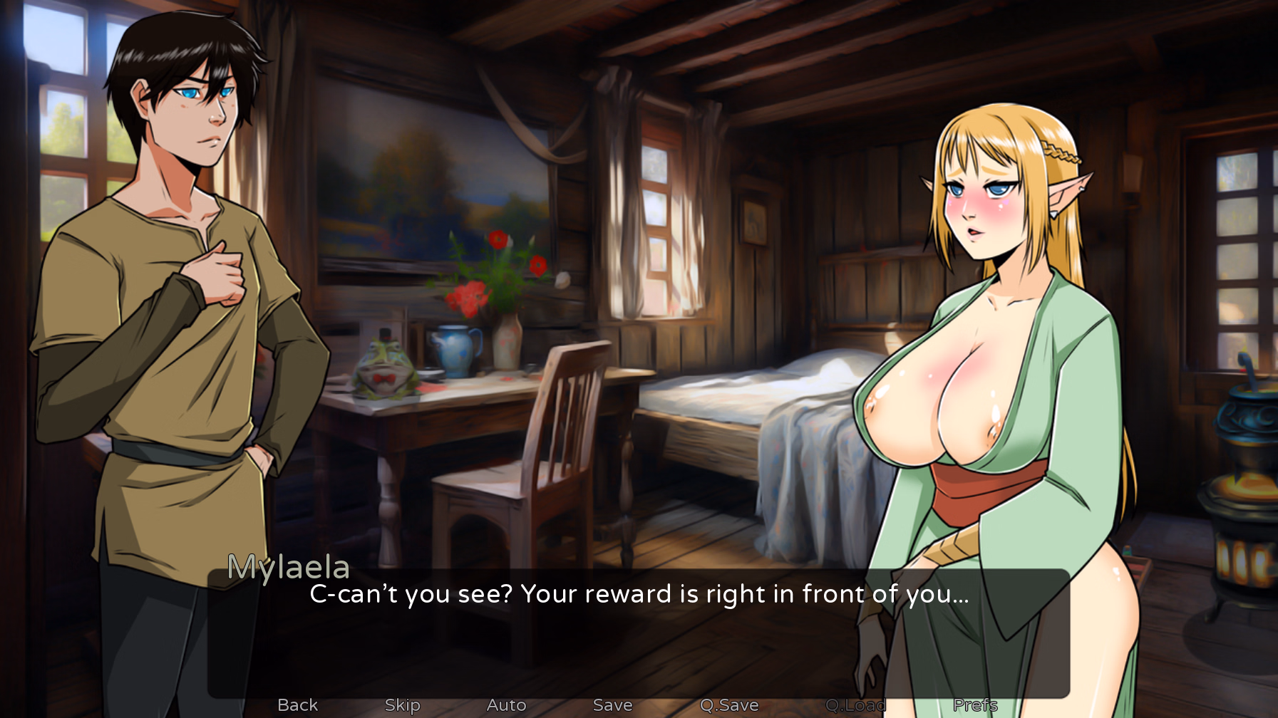 VN Ren'Py Abandoned Rise of the Outcast Hero [v0.02] [Whiteleaf Studio]