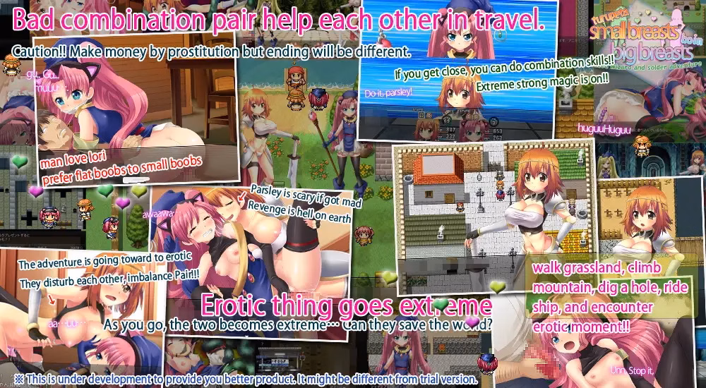 RPGM Completed TURUPETA(small breasts) BOIN(big breasts) ~Abused wizard and soldier adventure~ [Final] [Nuruhachi Pon Pon]