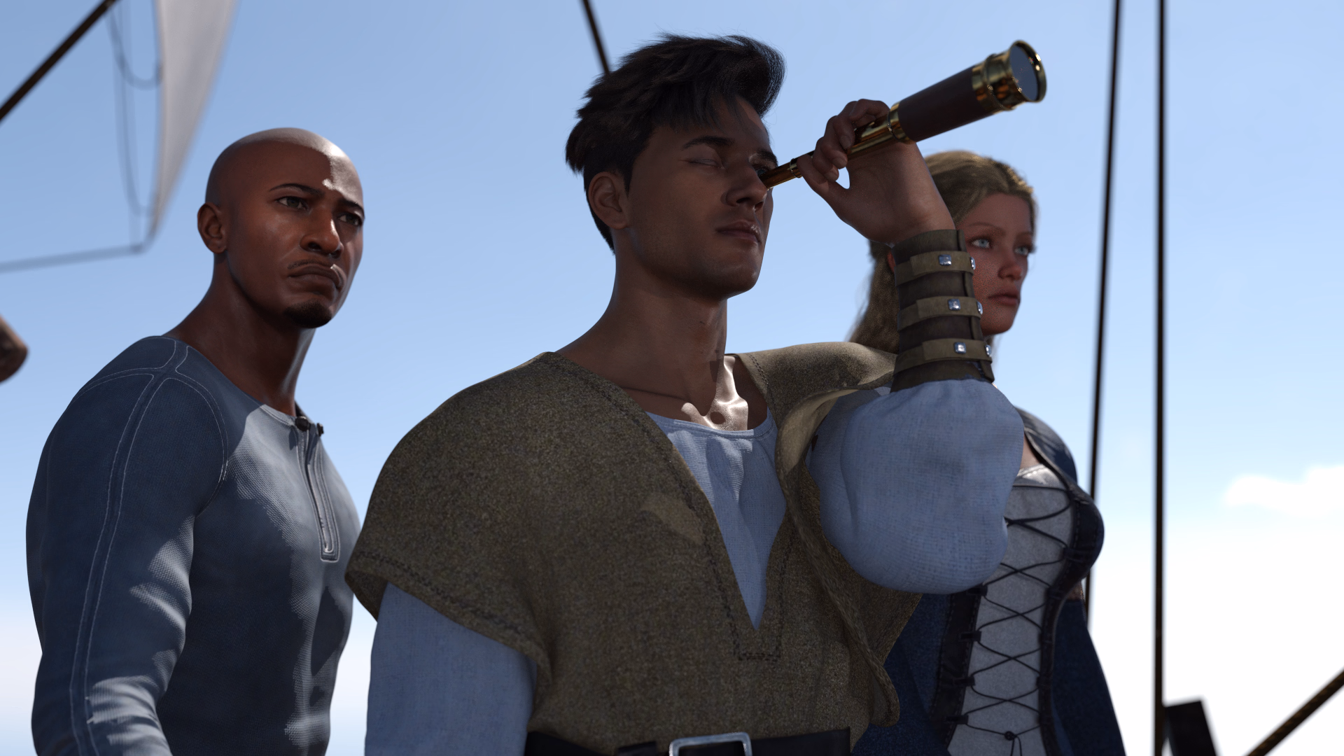 VN Ren'Py Abandoned The Spice Pirate [Prologue: Remastered] [Tak Mycket]