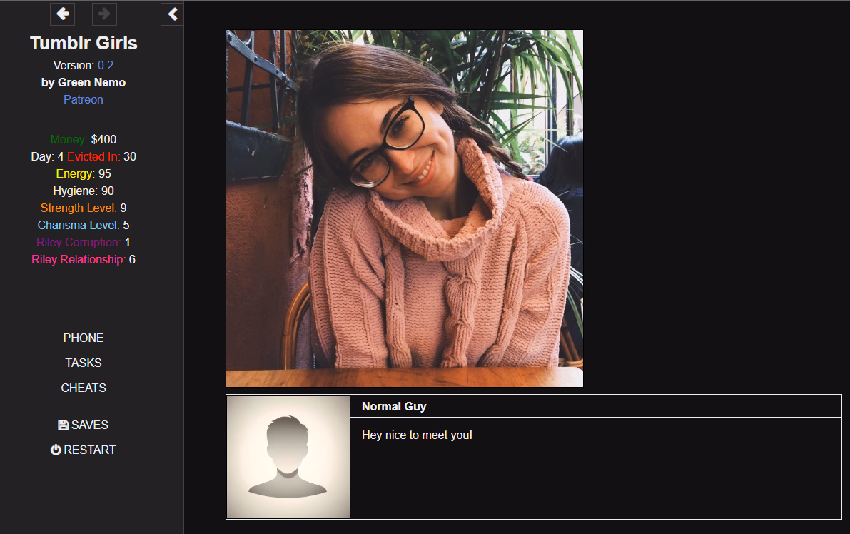 HTML Abandoned Tumblr Girls [v0.2] [Green Nemo]