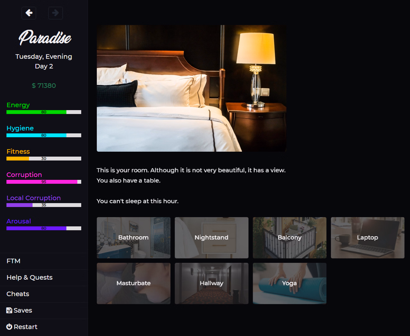 HTML Abandoned Paradise: Unleash Your Desires [v0.6.1] [Peanut Games]