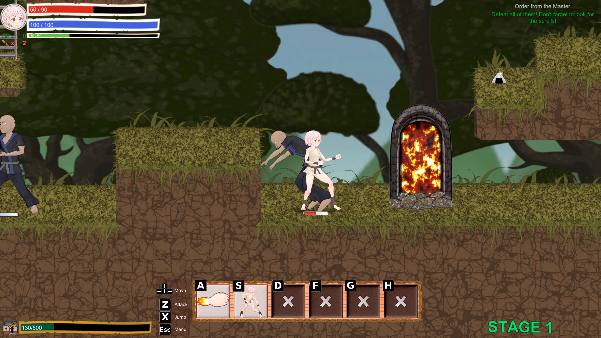 Unity Completed Omena-chan Defeat Bad Guys [Final] [HoriTail]