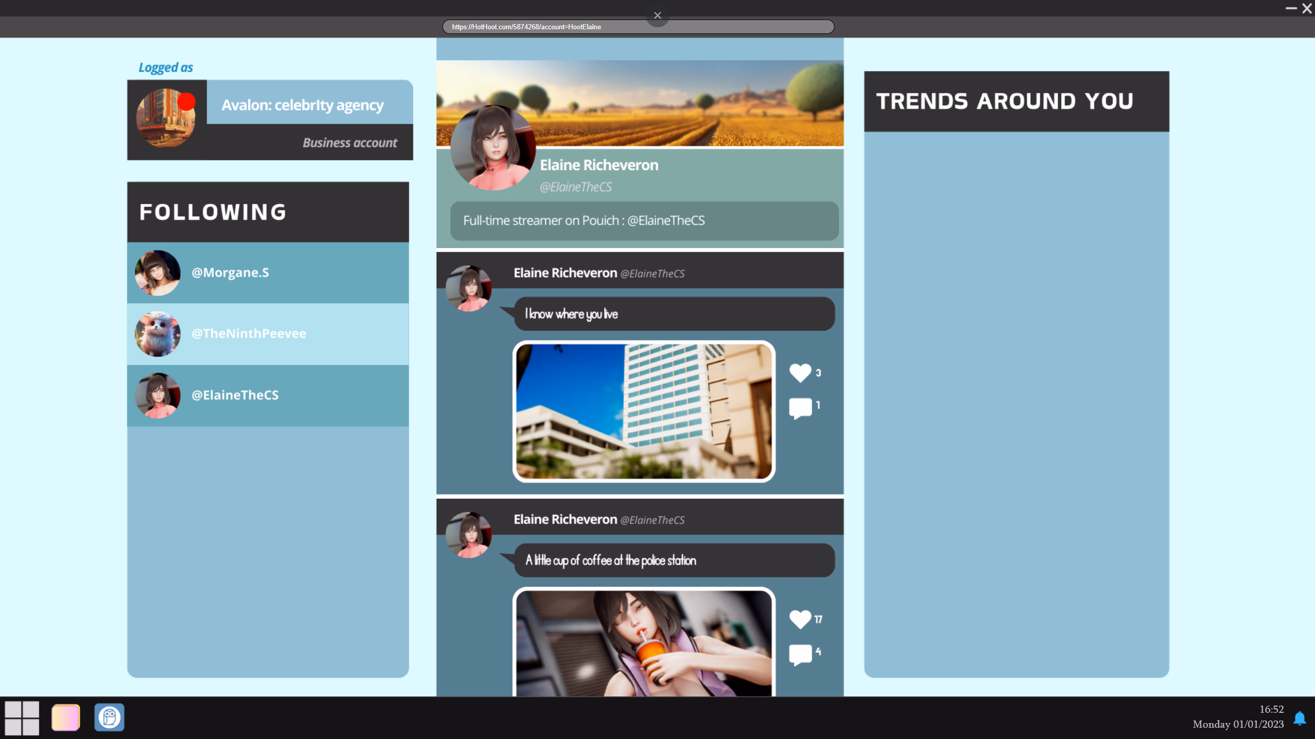 Others Onhold E-Thots: A NTR Game Set in a 100% interactive PC Interface [Ch.2 v2.6] [Archipote]