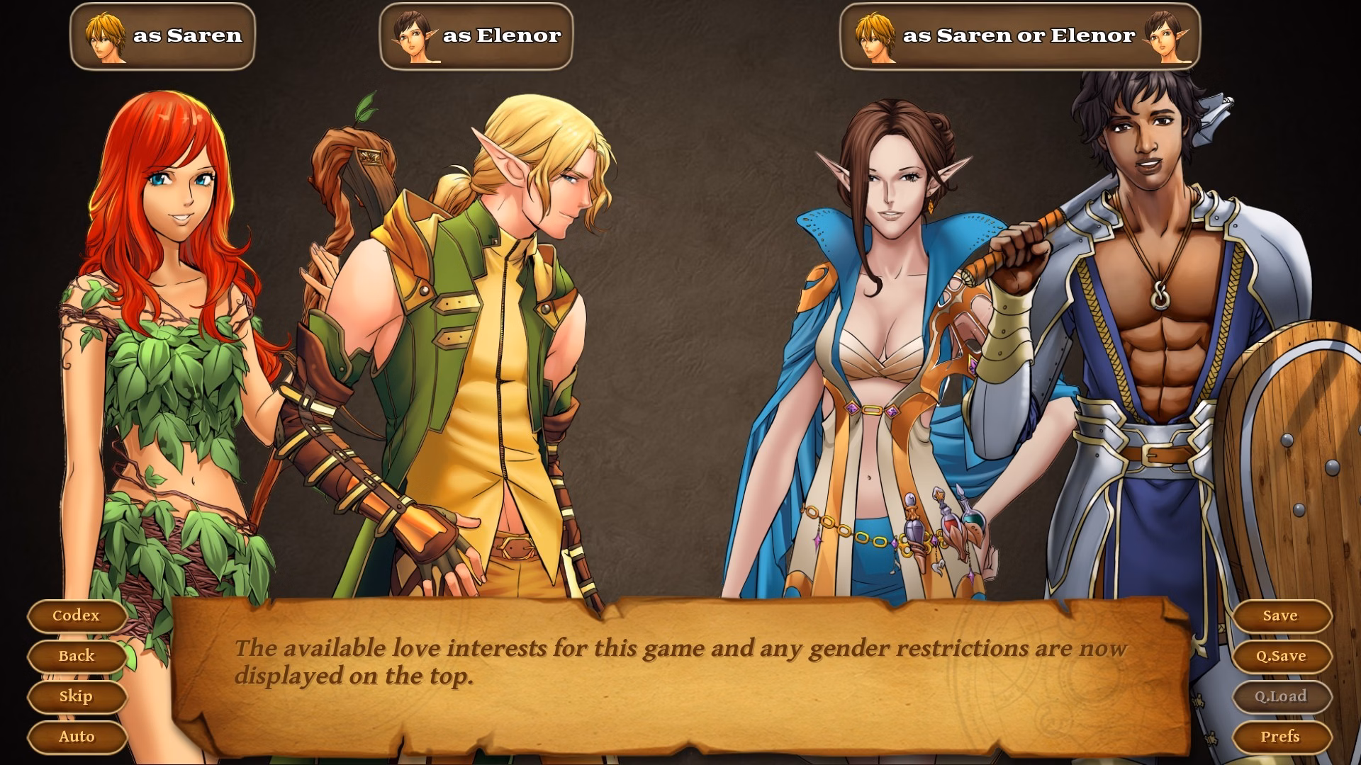 VN Ren'Py Completed Tales Of Aravorn: An Elven Marriage [v1.0.6] [Winter Wolves]
