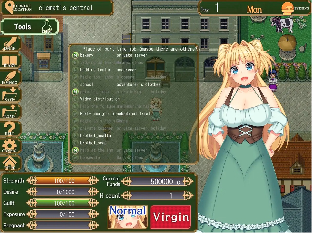 Wolf RPG Completed Monica's Newlywed Life [v1.04 Steam + DLC] [Acerola]