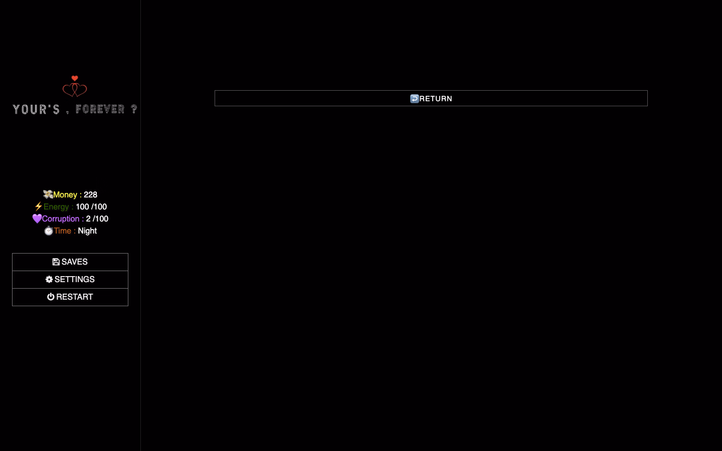 HTML Abandoned Yours, Forever? [Act I] [Bread And Butter]