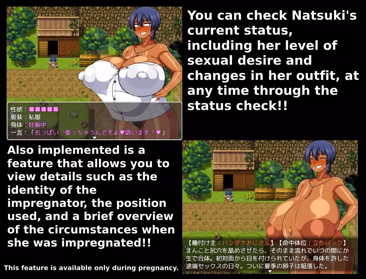 RPGM Completed Tanned Girl Natsuki: Impregnaria Village and the 5 Shrines [v1.11_MOD5] [natyusyo]