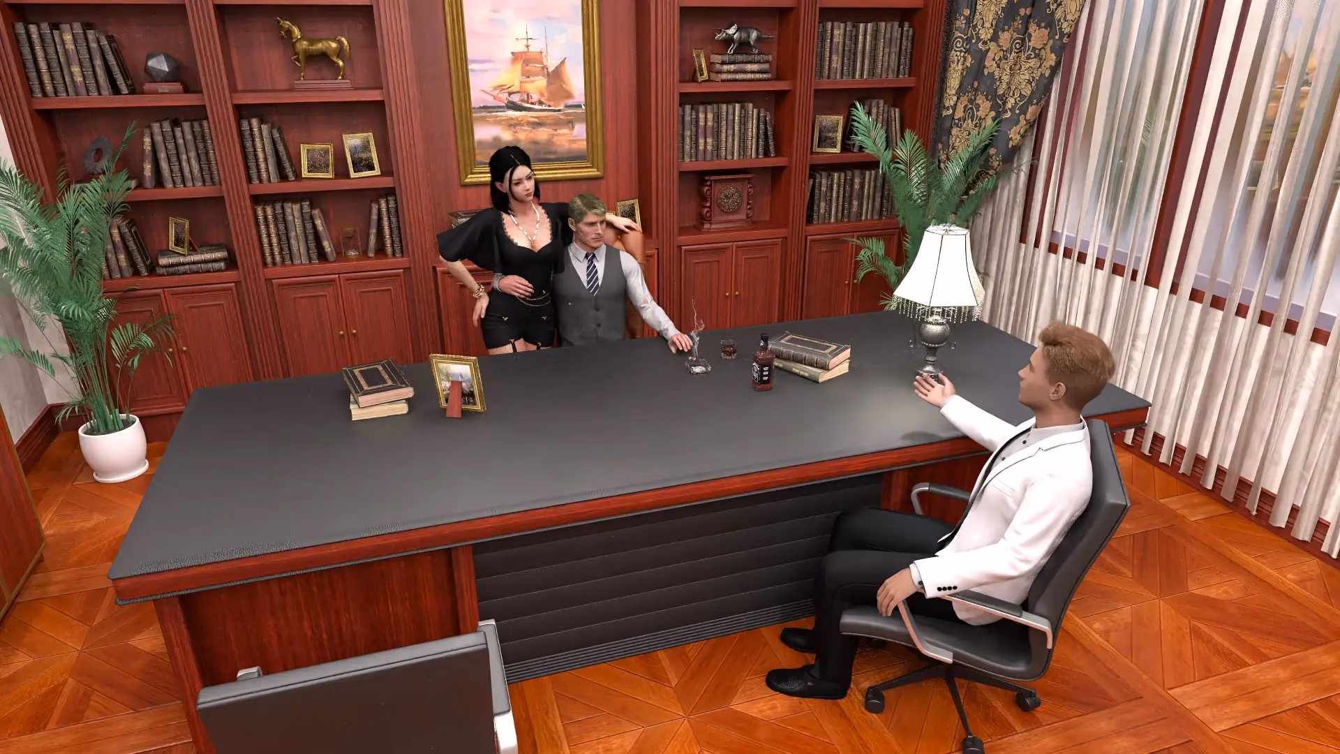 VN Ren'Py Abandoned Perfect Harem [v0.02] [White Night Studio]