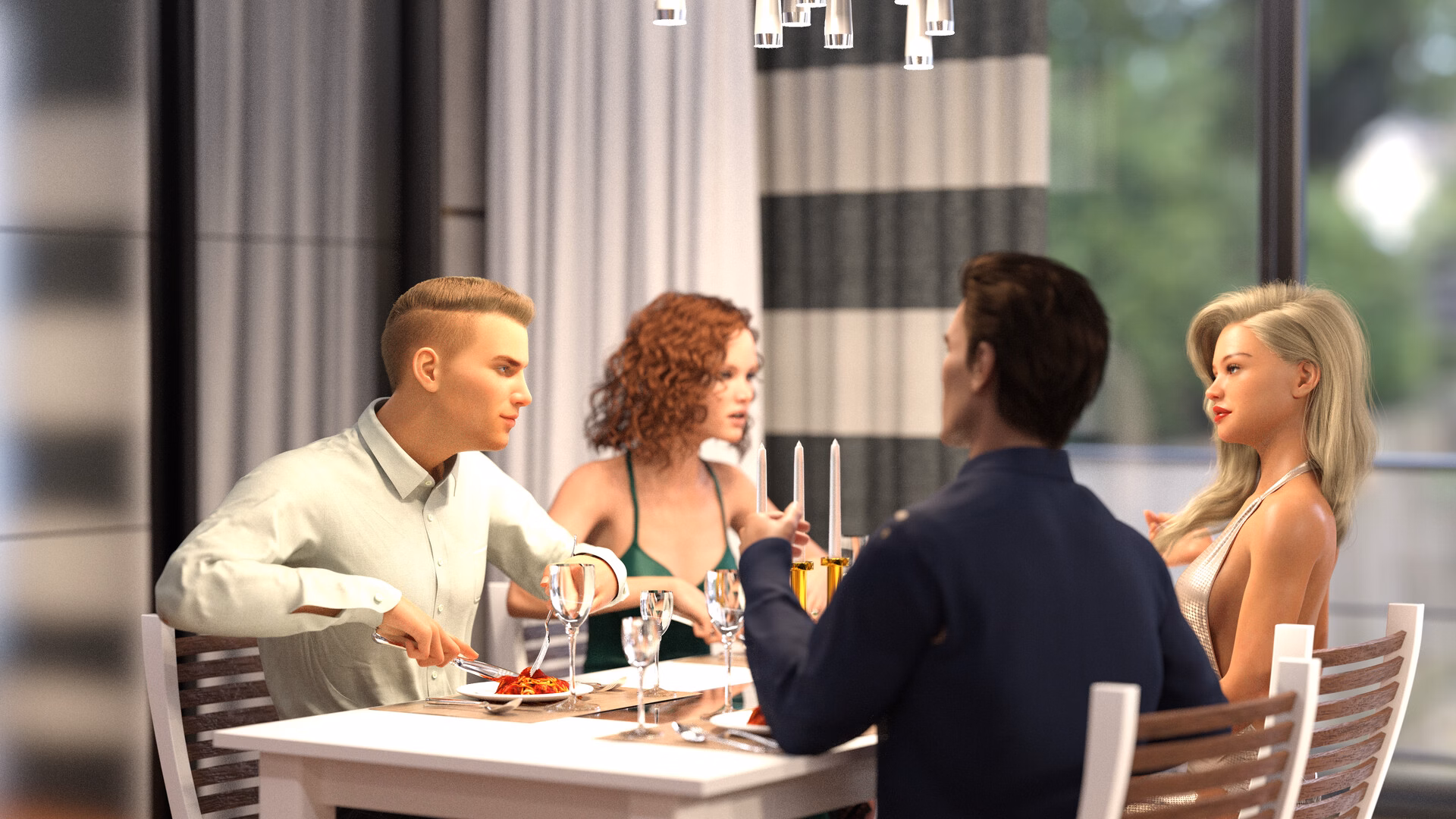 VN Ren'Py Completed California Swingers Club - Season 1- Sea Swap [v1.0] [Swingers Club]