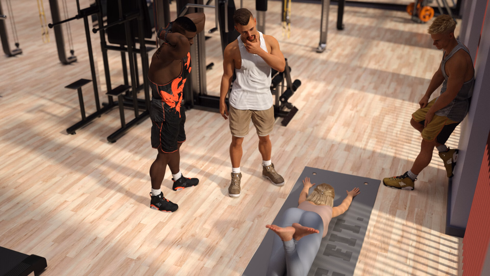VN Ren'Py Completed Cuckold's Gym [v1.0] [GeoCuck Group]