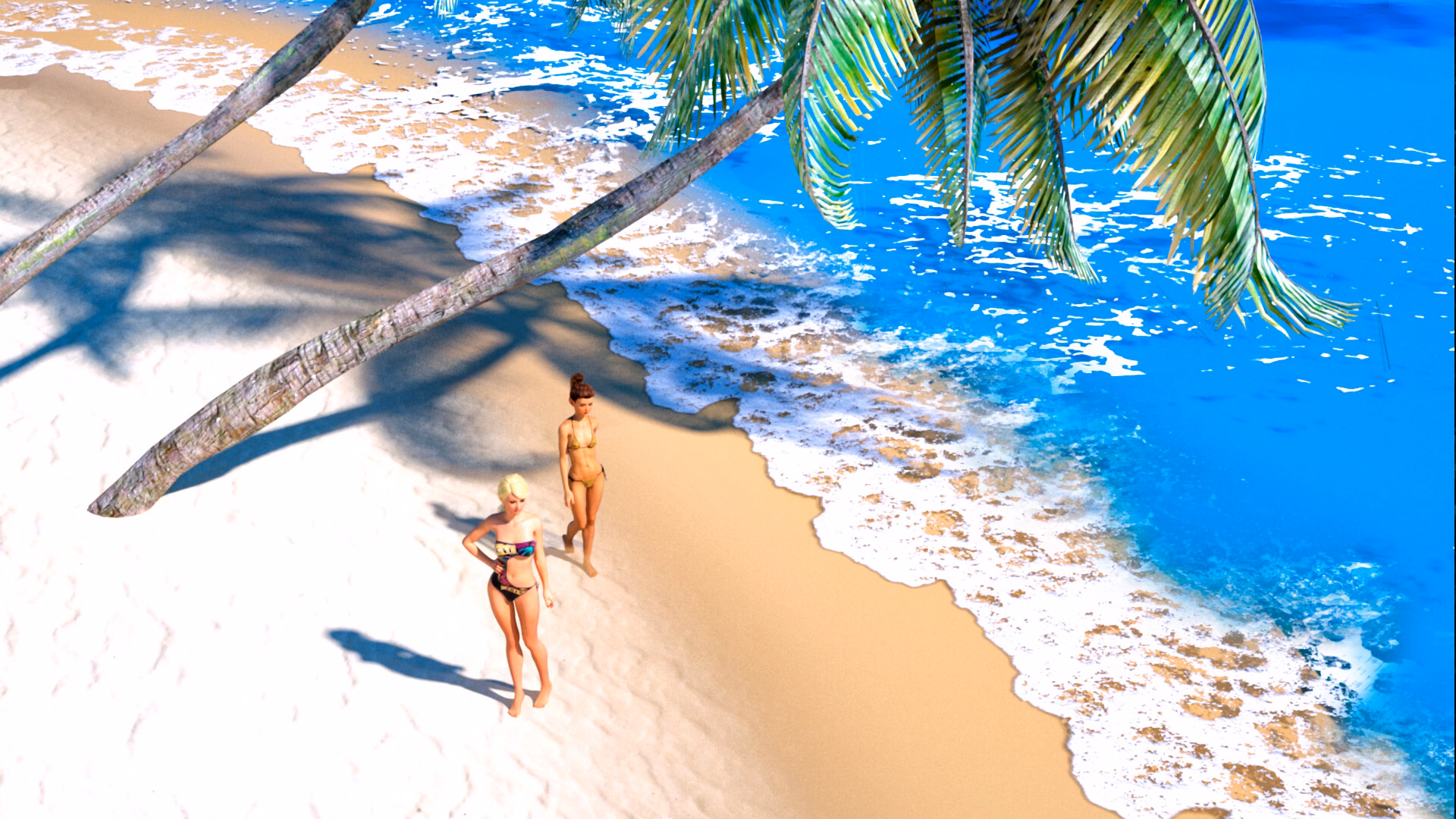 VN Ren'Py Completed Beach Bitch [v1.0] [Goblin Games Inc., Hibbli3d]