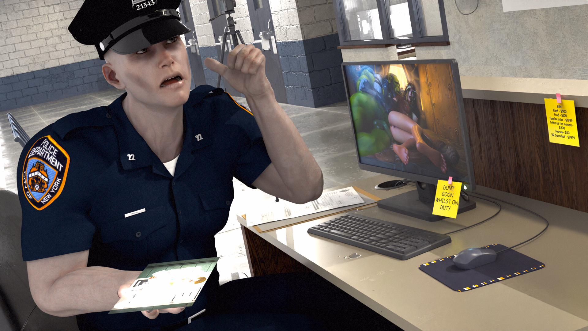 VN Ren'Py Abandoned Interrogation [v0.1C] [Degen Zone]