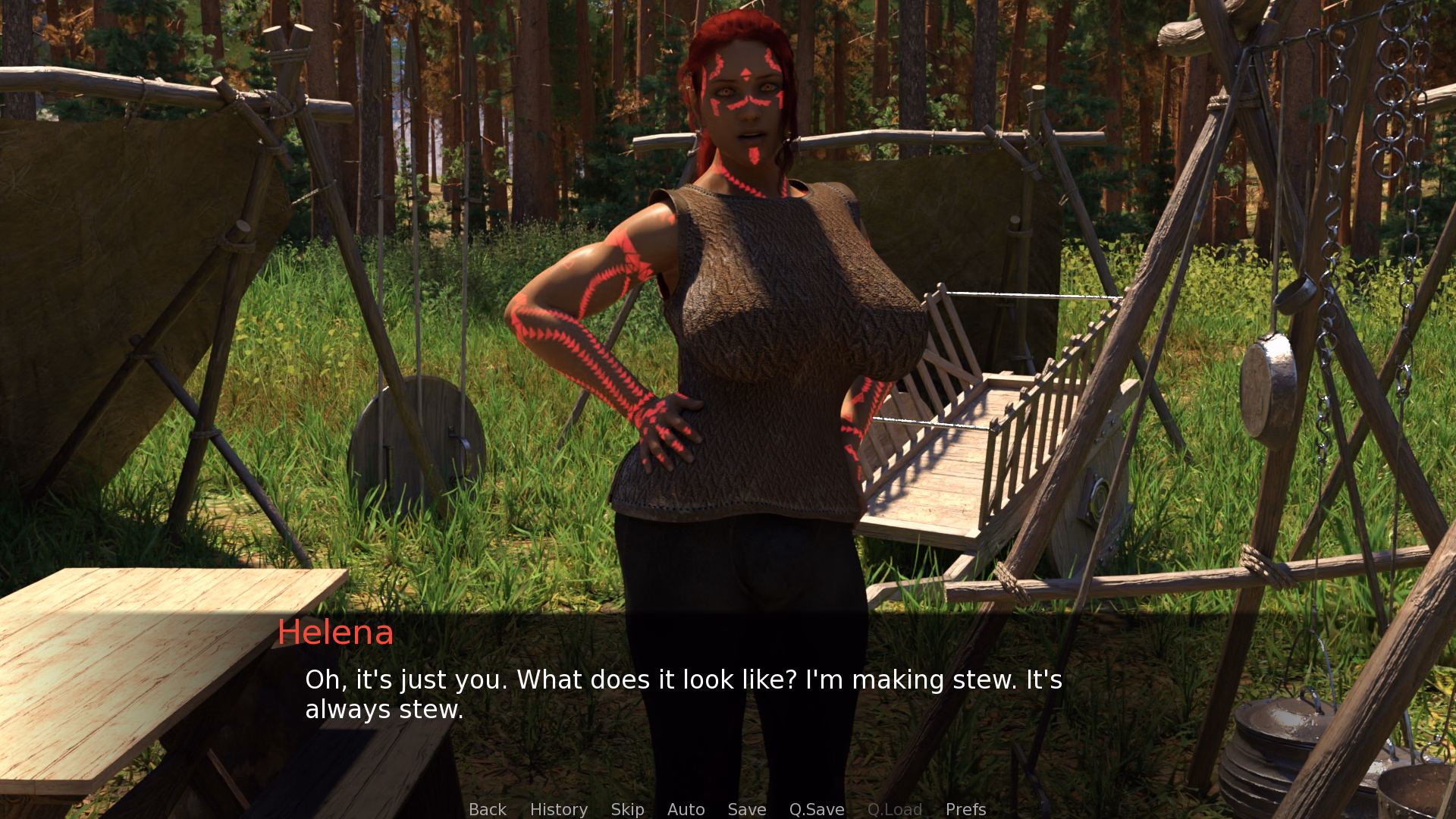 VN Ren'Py Completed One Barbarian Futa Tribe Chapter 2: Red [v1.01] [Zelltin]