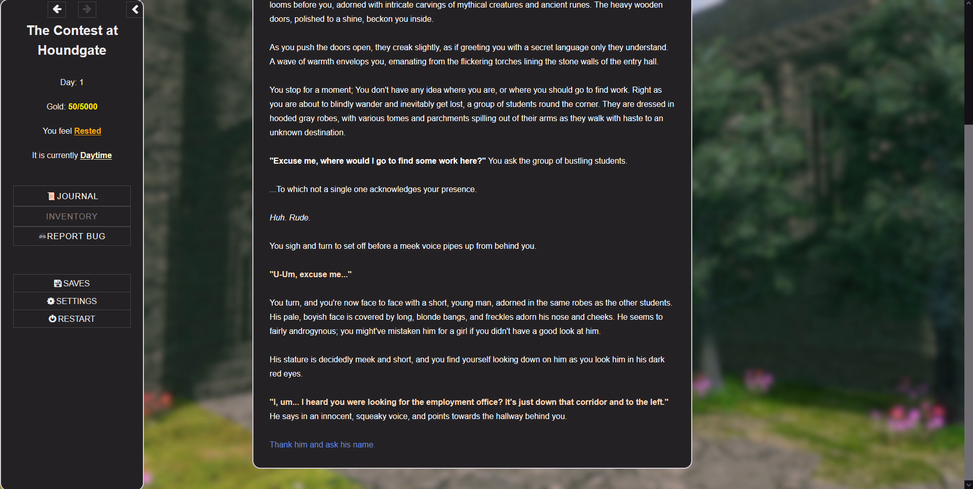 HTML Onhold The Contest at Houndgate [v2.5 Hotfix 1] [EroFlair]