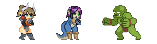 Others Completed Monster Girl Conquest Records Battle Orc [Final] [mozu field]