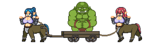 Others Completed Monster Girl Conquest Records Battle Orc [Final] [mozu field]