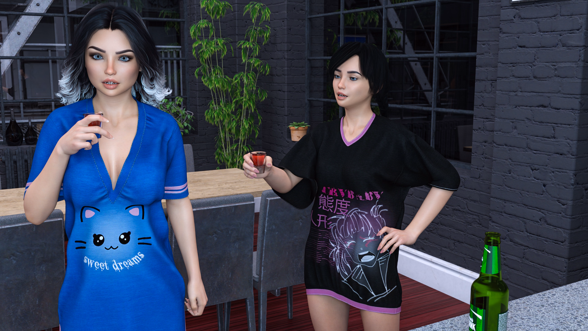 VN Ren'Py Light and Dark [P1 v0.3.1] [Neko-Hime]