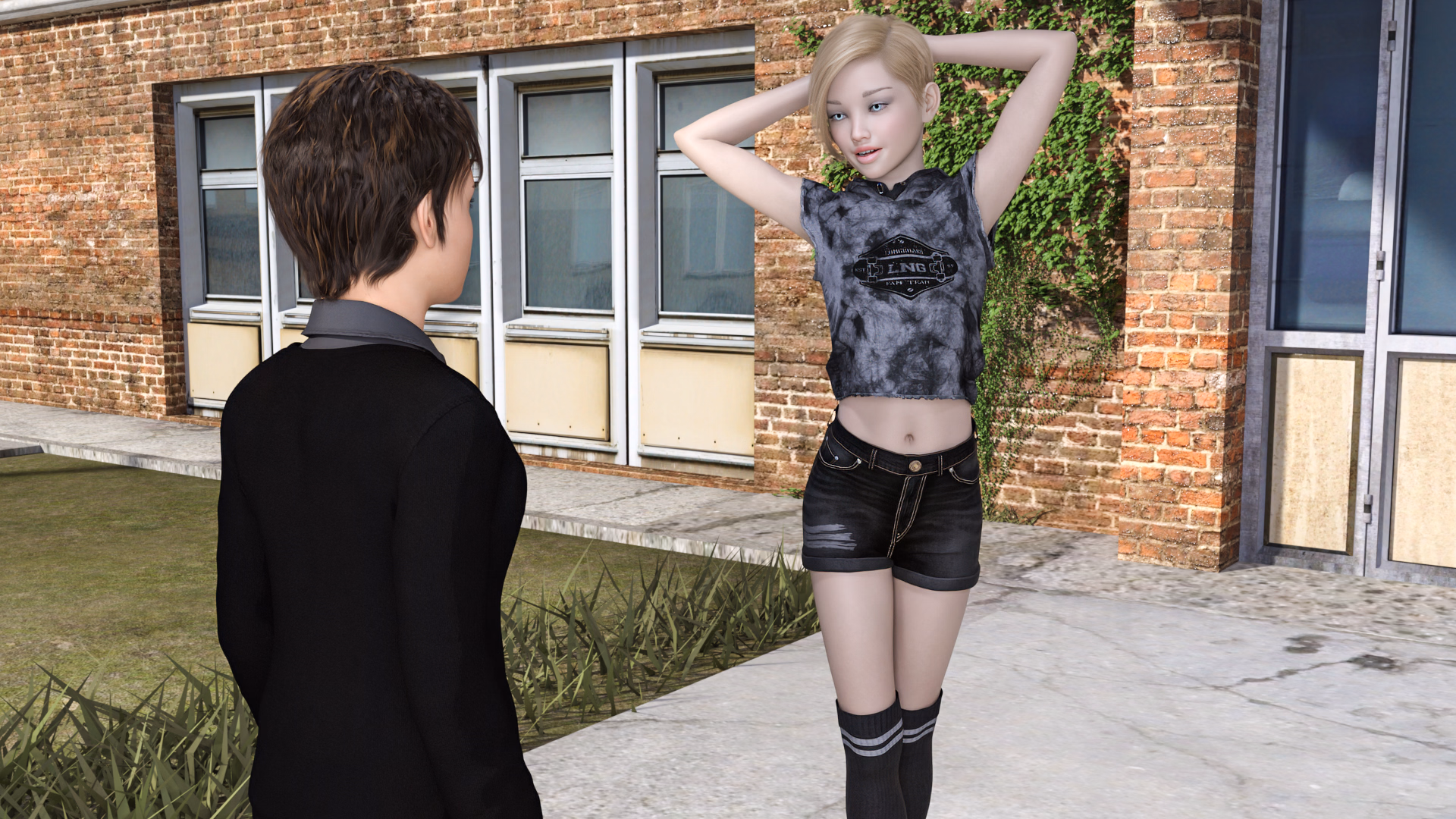 VN Ren'Py Light and Dark [P1 v0.3.1] [Neko-Hime]