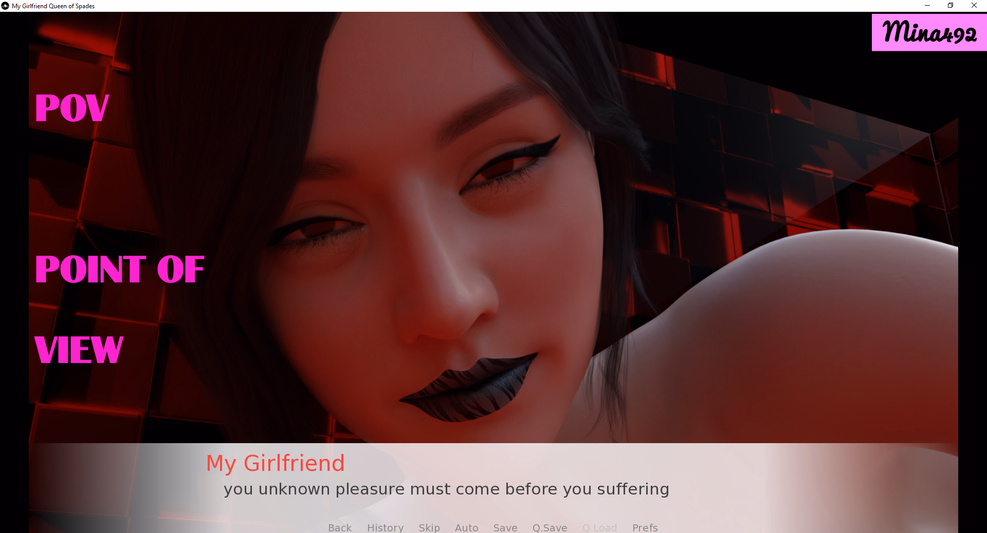 VN Ren'Py My Girlfriend Queen of Spades [v1.0] [Mina492]