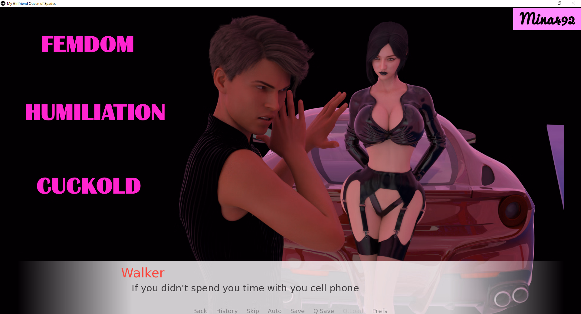 VN Ren'Py My Girlfriend Queen of Spades [v1.0] [Mina492]