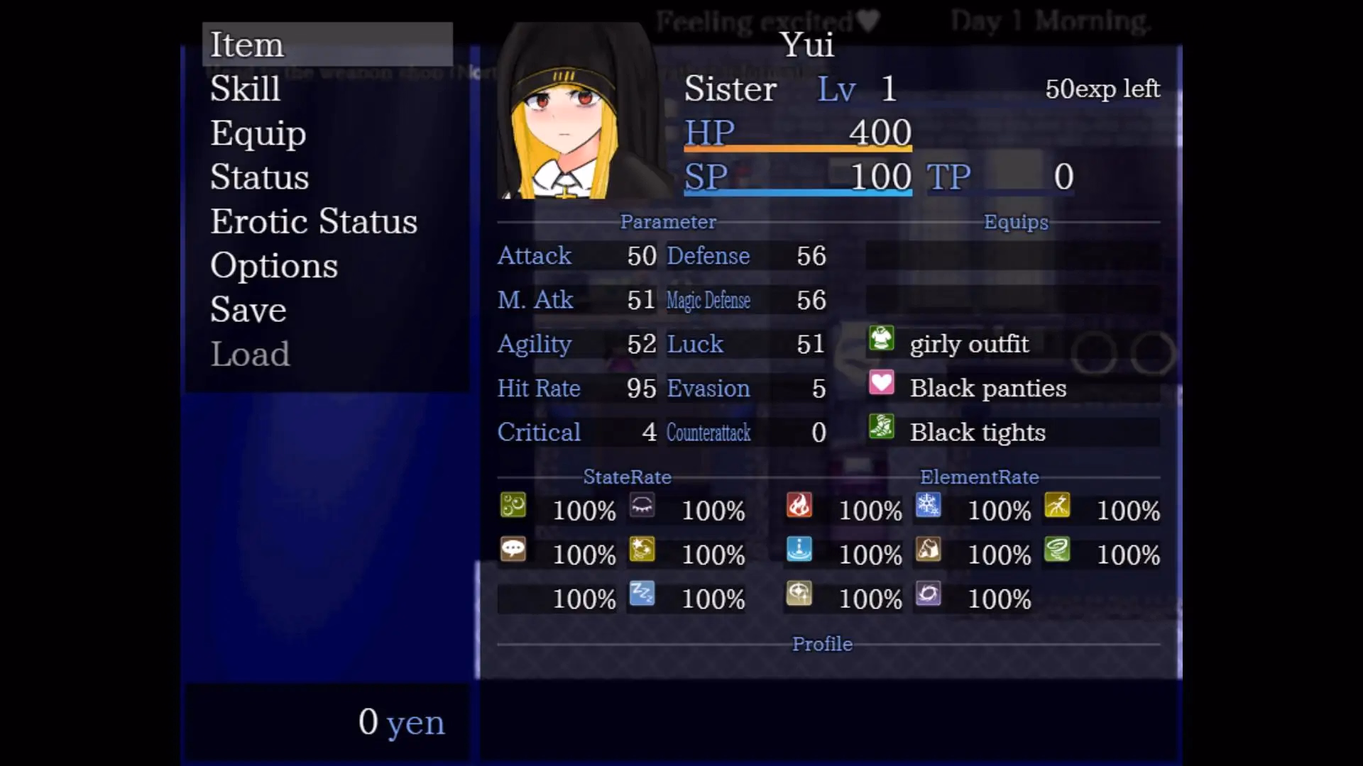 RPGM Completed Tales of the Bizarre: BLACKOUT [v1.03] [Black Tights Club]