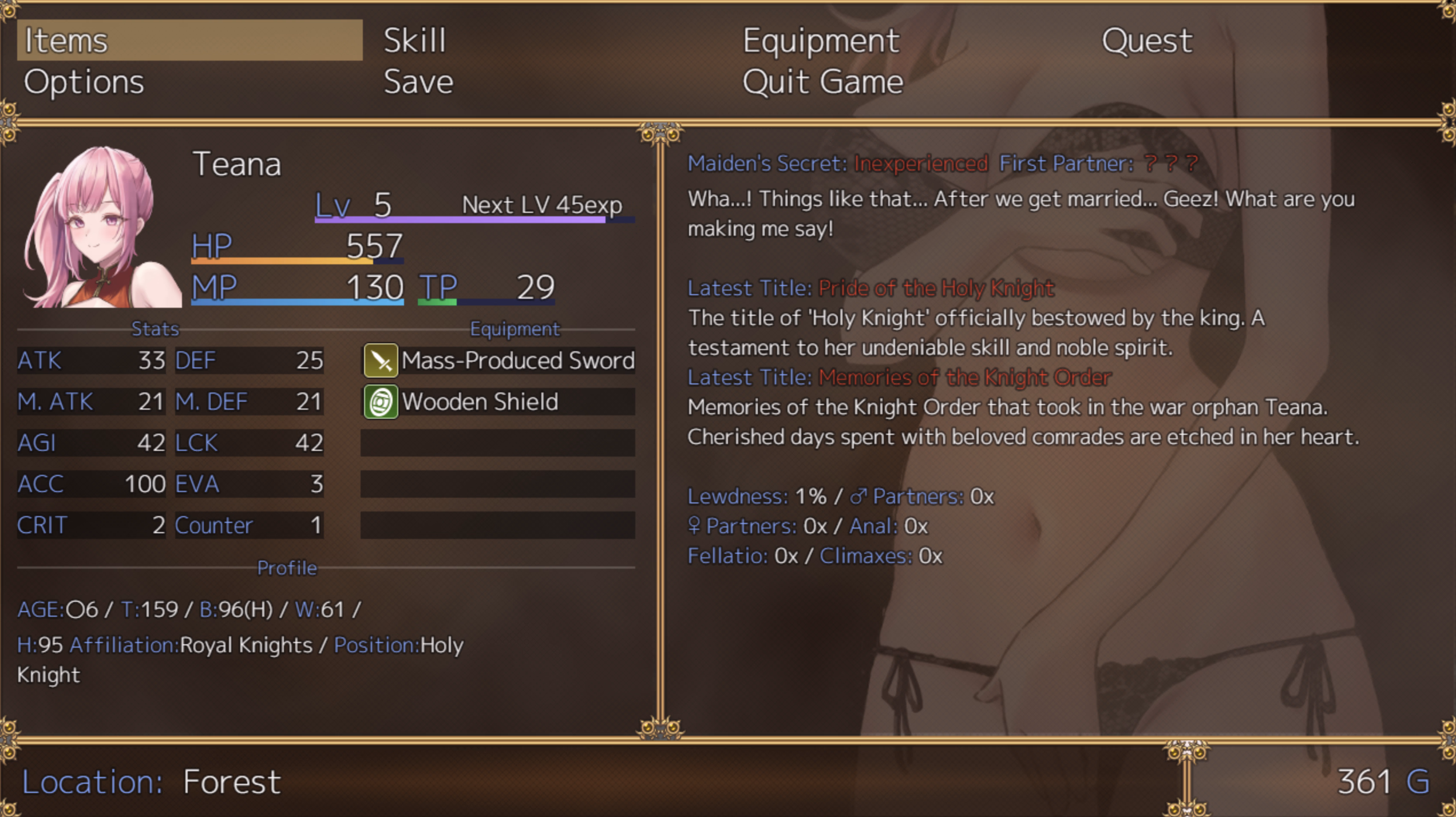 RPGM Completed Glory of Teana [v1.01] [Voynich Pudding]
