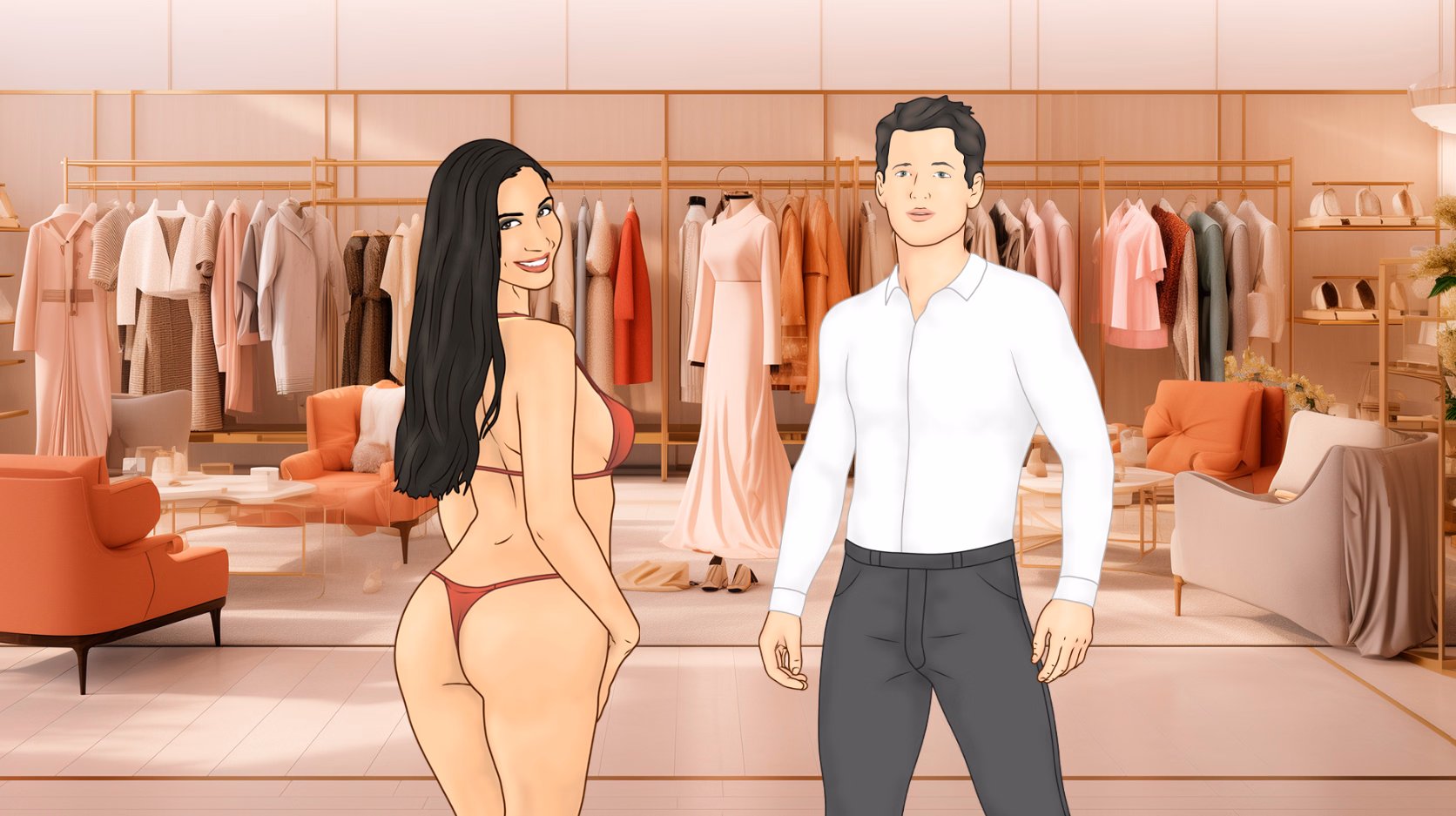 VN Ren'Py Abandoned Unholy Angel: Wedding Adventures [v0.4 Epilogue] [Bunny Devil]