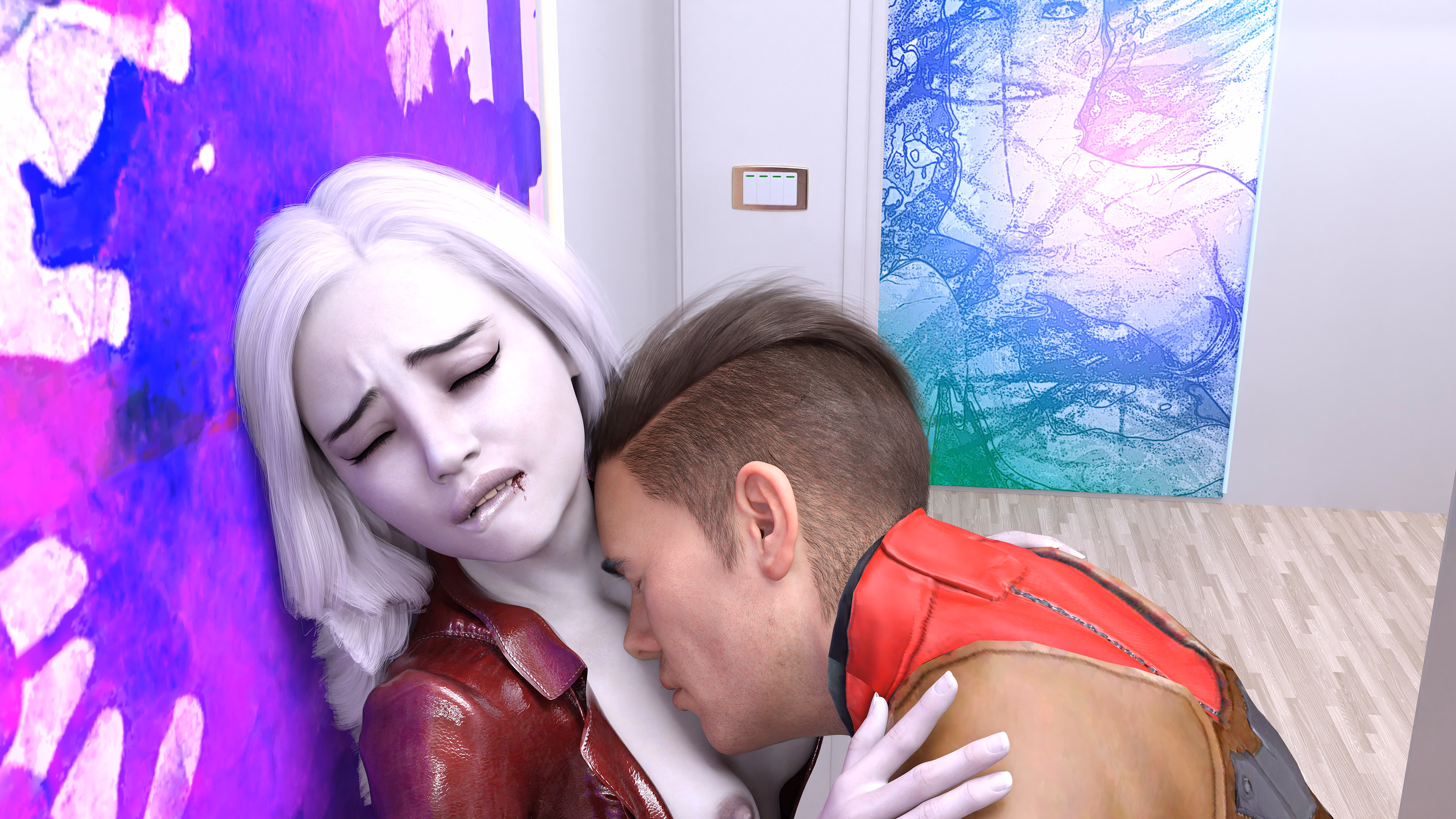 VN Ren'Py Abandoned The Sinful City Fight for Love [v0.4] [Peacemaker]