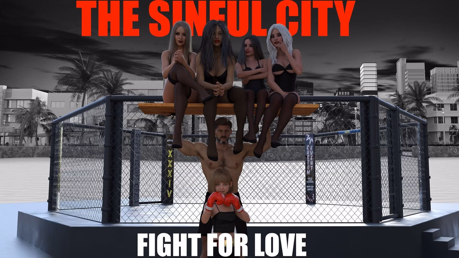 VN Ren'Py Abandoned The Sinful City Fight for Love [v0.4] [Peacemaker] download