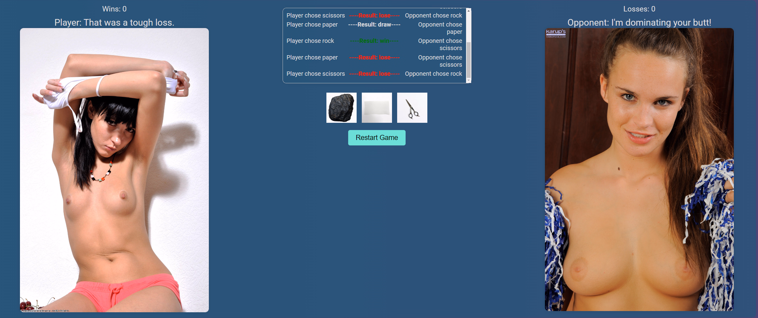 HTML Completed Rock Paper Scissors [v1.4 Final] [Legion1986]