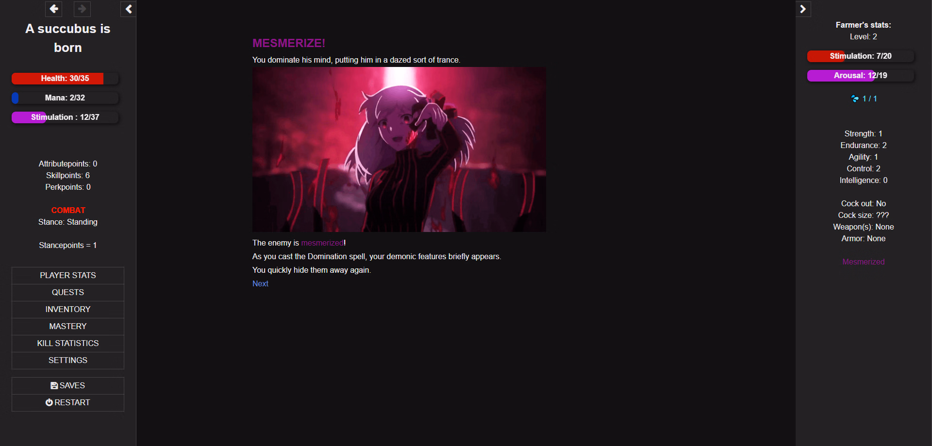 HTML A Succubus Is Born [v0.3.18 bugfix] [DrunkSuccubus]