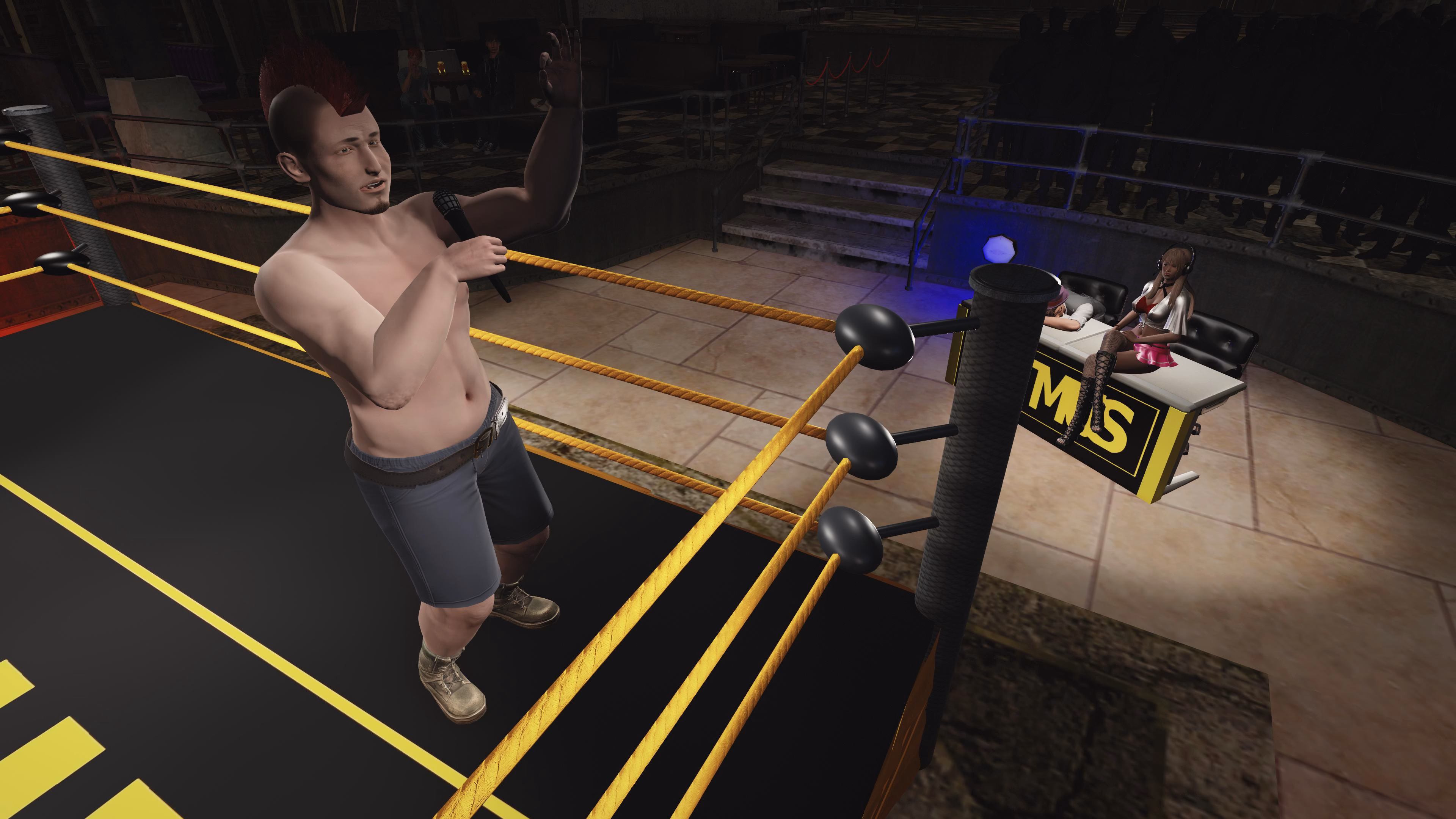 VN Ren'Py Abandoned Stakes - A Wrestling AVN [Ep. 1] [Kayfabe Octopus]