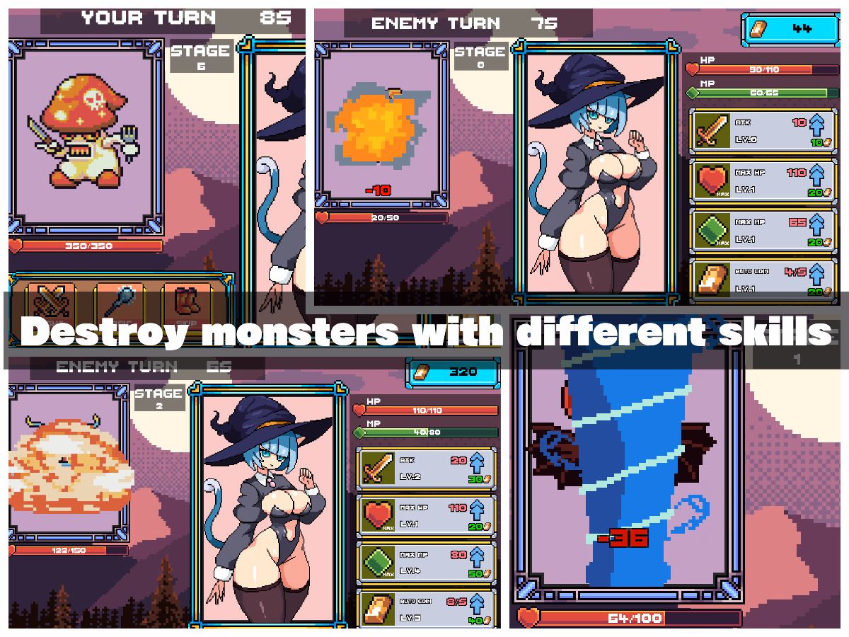 Unity Completed CatWitch [v1.0] [PixxGame]