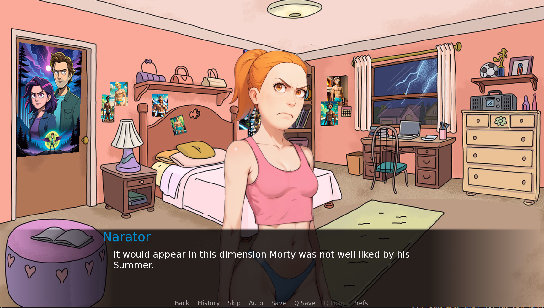 VN Ren'Py Abandoned MORTY: A Rick and Morty AVN [v0.03] [Sexy Peach Games]