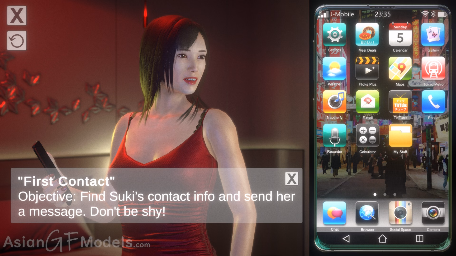 Unity Silk Suki - Chat Messaging Game [v1.0] [AsianGFModels]