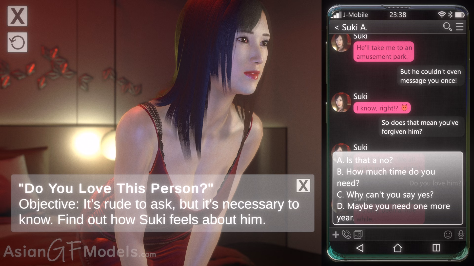 Unity Silk Suki - Chat Messaging Game [v1.0] [AsianGFModels]