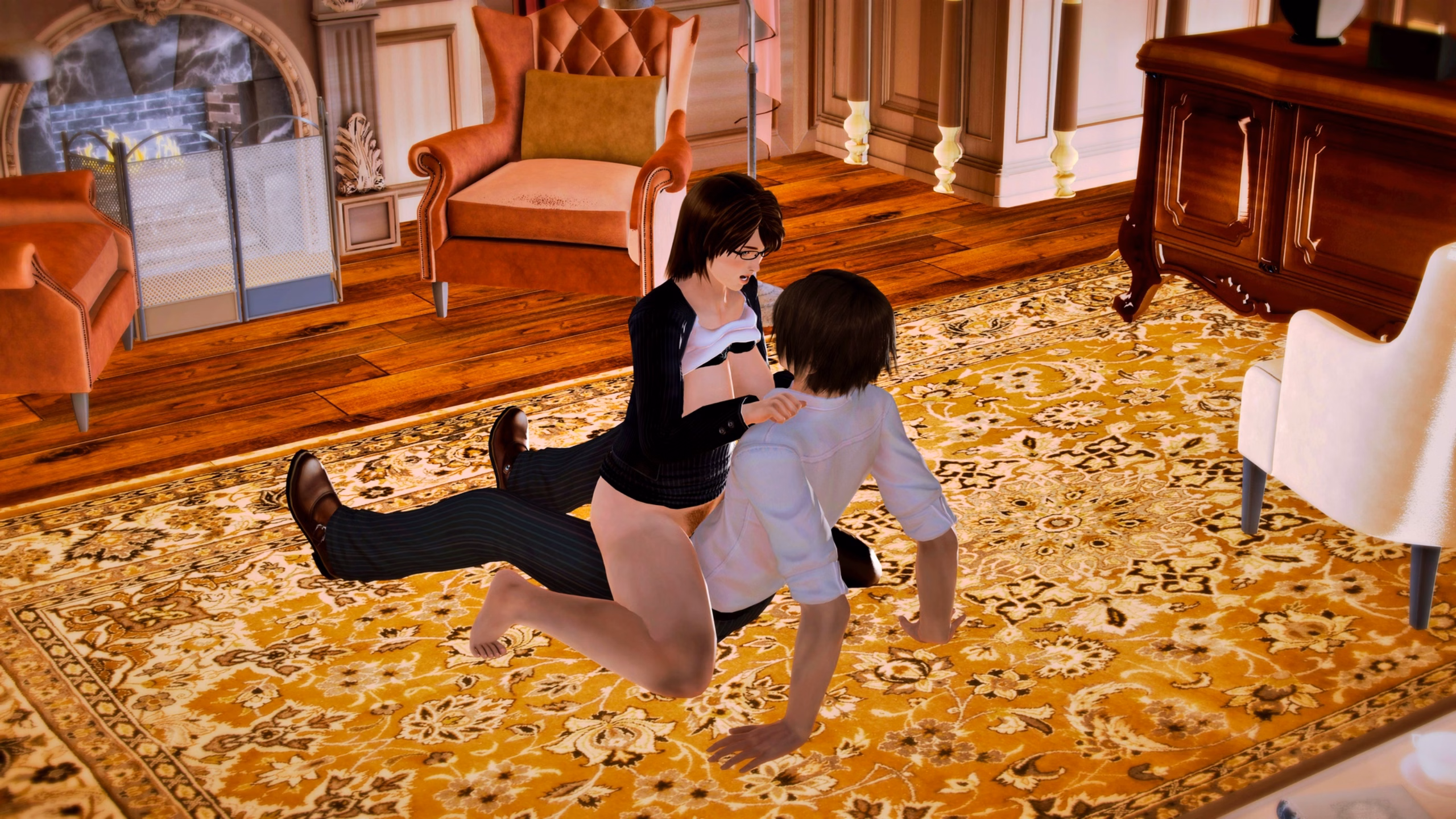 VN Ren'Py Completed All's Fair in Au Pair [v1.0] [Fynnbarr]