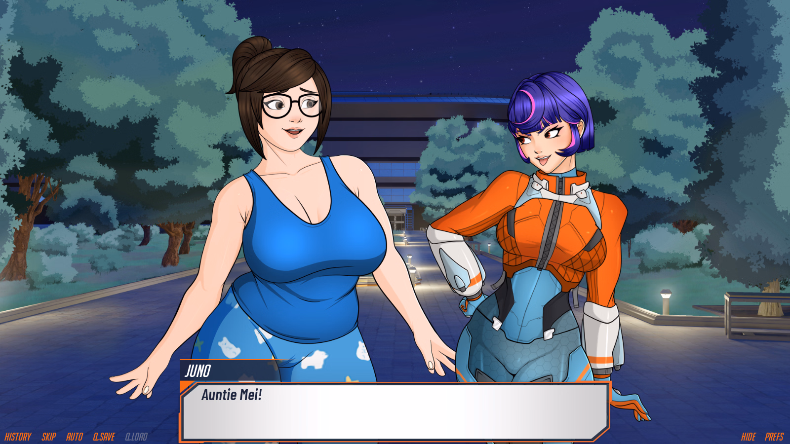 VN Ren'Py Completed Haremwatch - Juno Has Landed! [v1.0] [Gachapen Games]