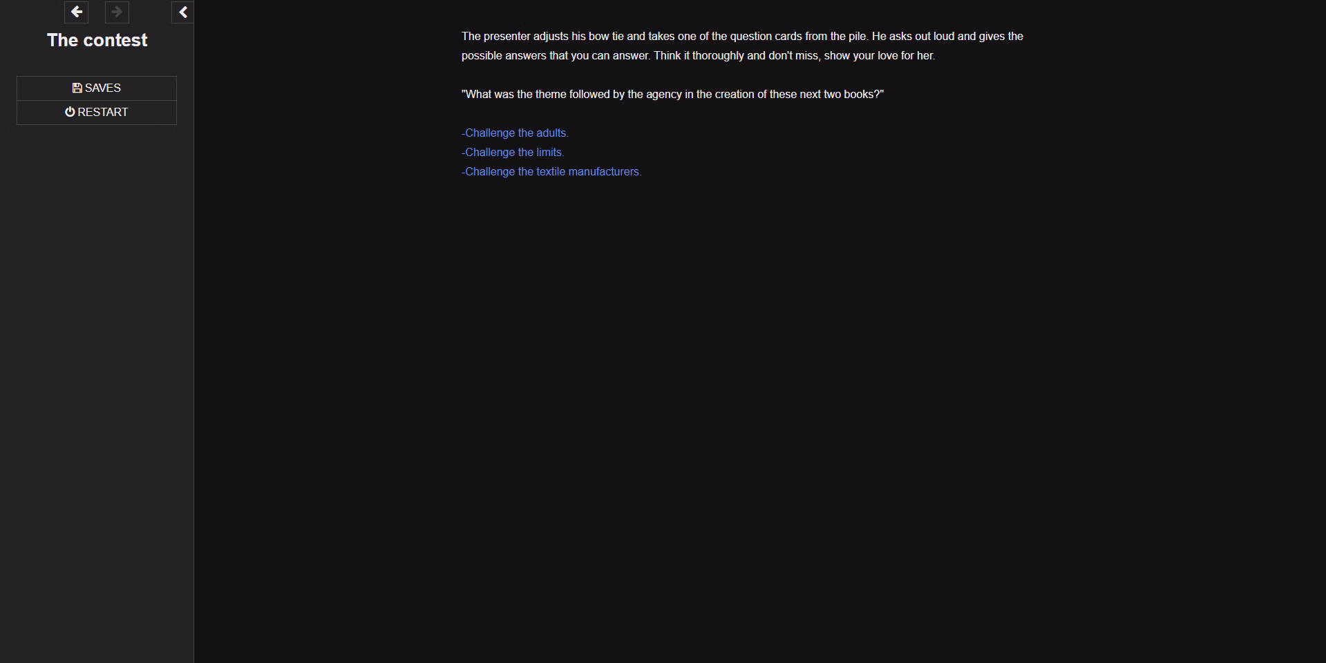 HTML Completed Sayaka's Lover Contest [Final] [AliceCult]