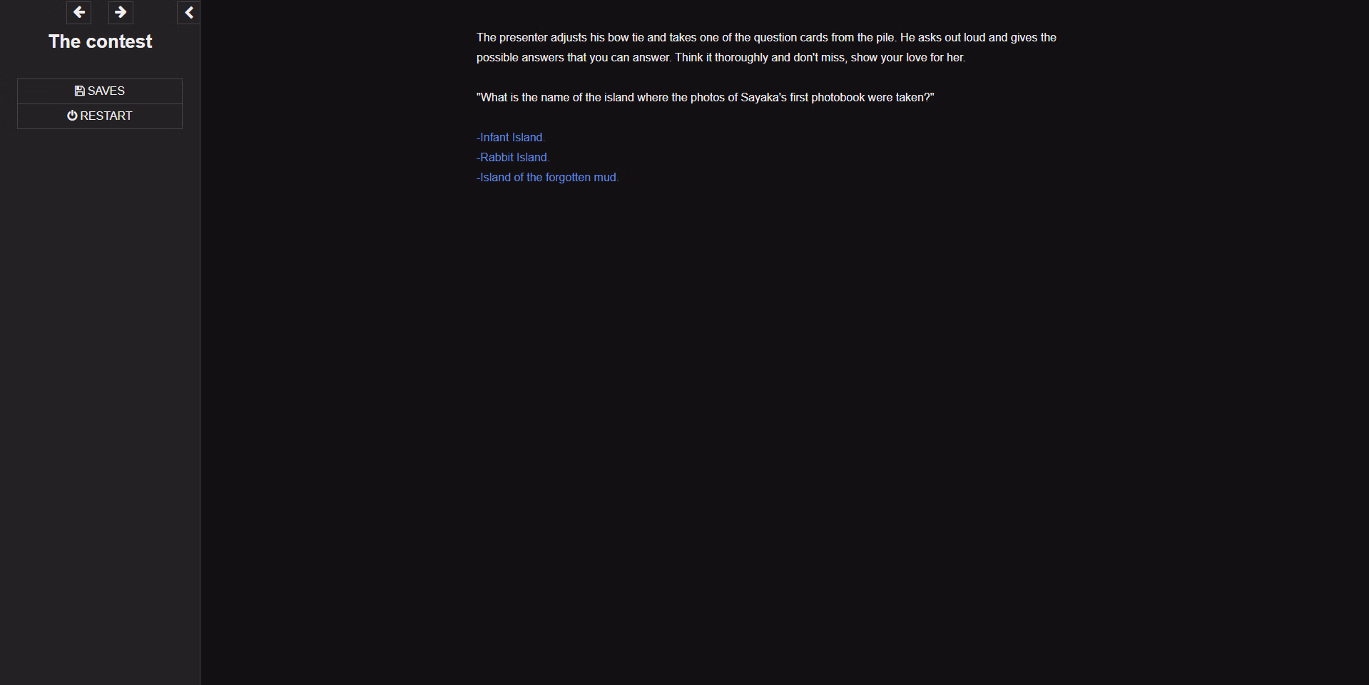 HTML Completed Sayaka's Lover Contest [Final] [AliceCult]