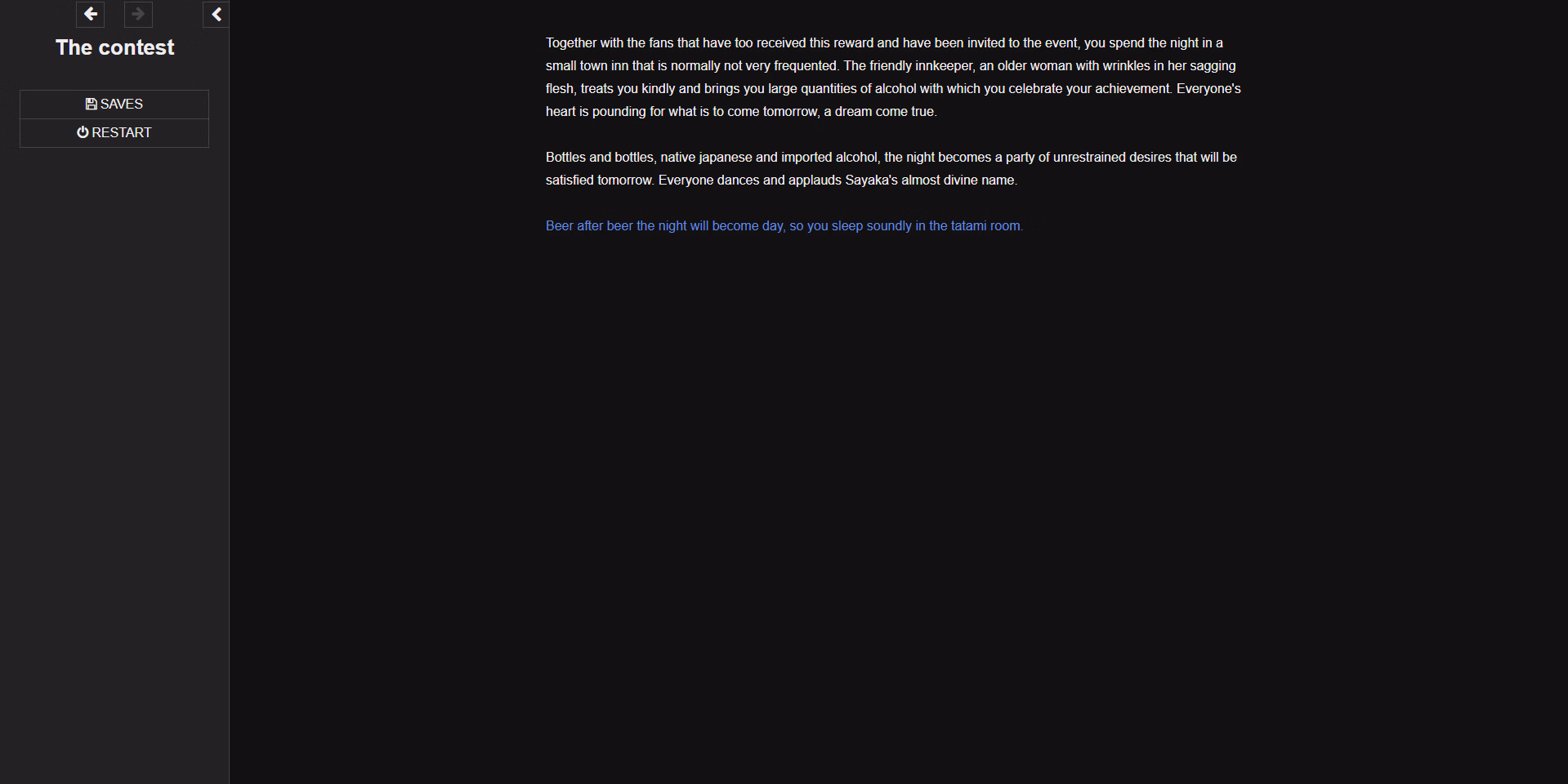 HTML Completed Sayaka's Lover Contest [Final] [AliceCult]