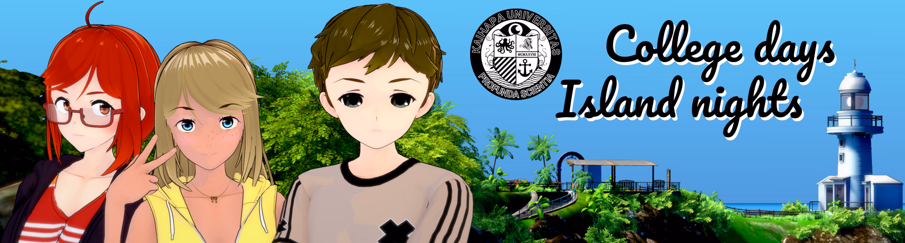 VN Ren'Py College days Island nights [v0.2] [Bacchus Byte] download