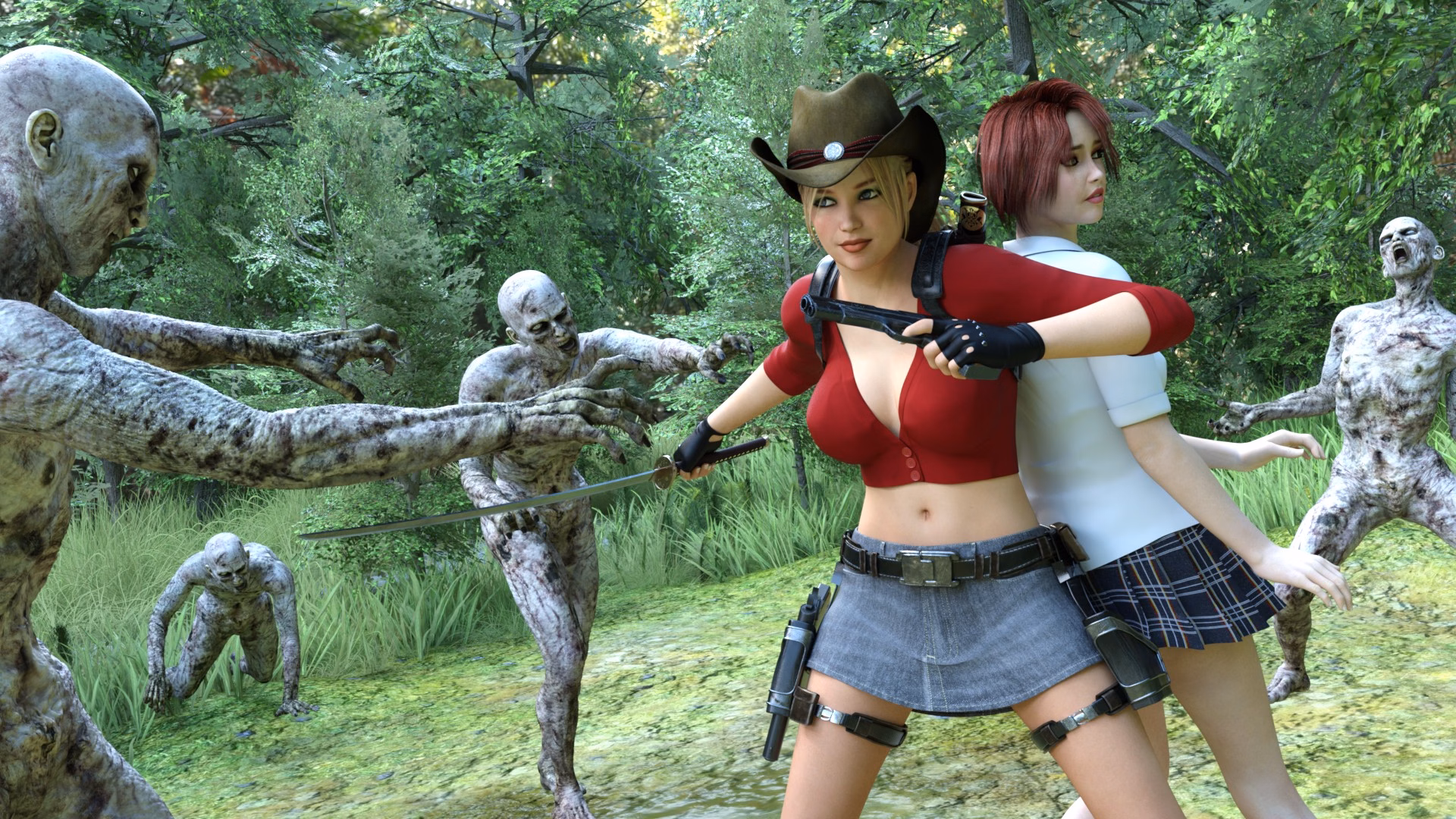 RPGM Abandoned Survivor Sarah 2 -The Cruel world- [Update1] [Combin Ation] download